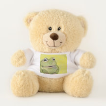 Adorable ours en peluche de 11 pouces avec chemise
