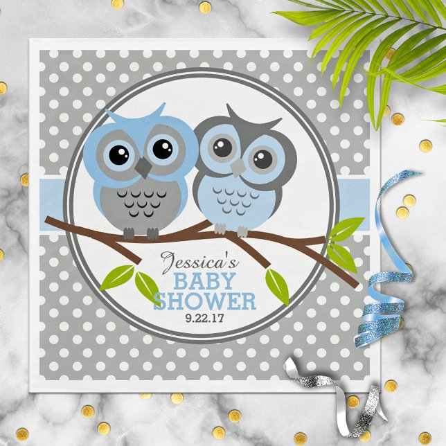 Adorable Owls Baby Dusche Serviette (Von Creator hochgeladen)