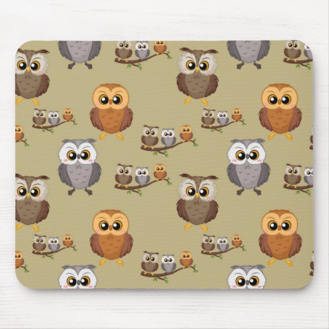 Adorable Owls Mousepad (Vorne)