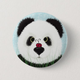 Adorable Panda Bear Button