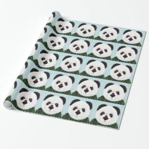 Adorable Panda Bear Geschenkpapier
