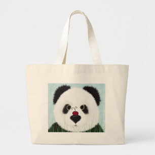 Adorable Panda Bear Jumbo Stoffbeutel