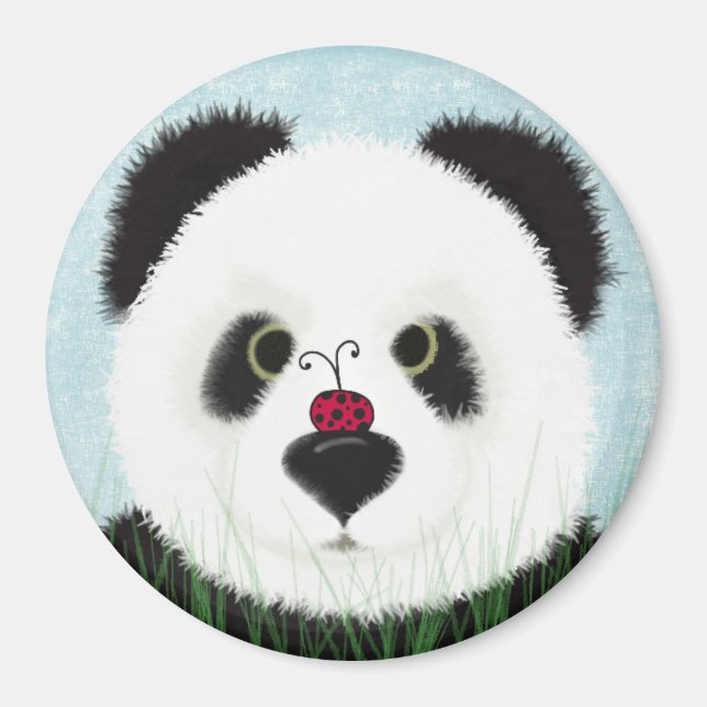 Adorable Panda Bear Magnet (Vorne)