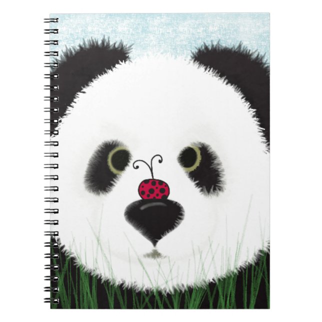 Adorable Panda Bear Notizblock (Vorderseite)
