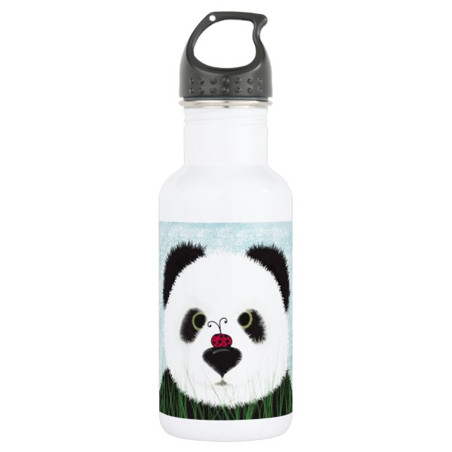Adorable Panda Bear Trinkflasche (Vorderseite)