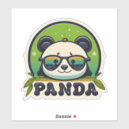 Adorable Panda-Sticker für jeden Anlass Aufkleber