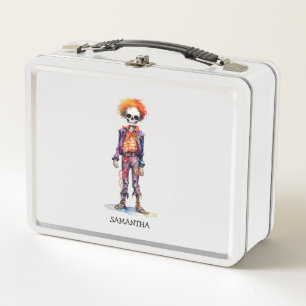Adorable Pastel Zombie - Niedliches Halloween Metall Brotdose