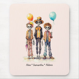Adorable Pastel Zombie Trio - Niedliches Halloween Mousepad