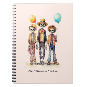 Adorable Pastel Zombie Trio - Niedliches Halloween Notizblock