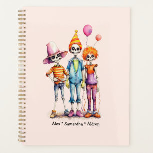 Adorable Pastel Zombie Trio - Niedliches Halloween Planer