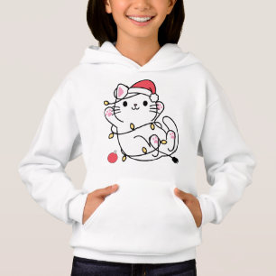 Adorable Père Noël Kitty Chat Noël