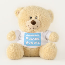 Adorable Personalisiert "Bitte umarmen Sie mich" e Teddybär