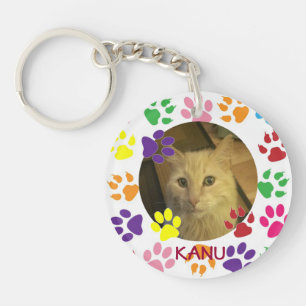 Adorable Personalisierte Lieblings-Pet-Foto und Na Schlüsselanhänger