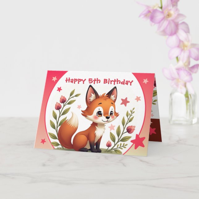 Adorable Petit Pour Bonne Carte Anniversaire (Orchidée)