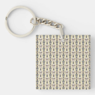 Adorable Petite Chouette Motif sur Jaune clair