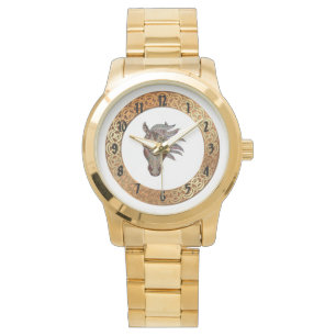 Adorable pfergekopf metallisierte Pferdekopf Armbanduhr