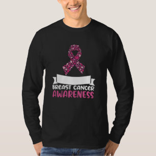 Adorable Pink Ribbon Brustkrebs Bewusstsein Frauen T-Shirt