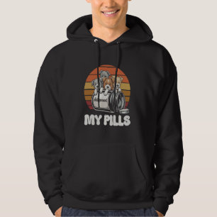 Adorable Pitbuli meine Tabletten Antidepressiva We Hoodie