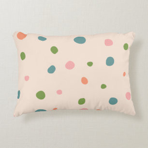 Adorable Polka Punkt moderne niedliche trendige ro Dekokissen