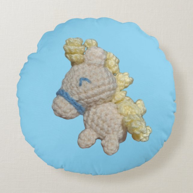 Adorable Pony Amigurumi Coussin ! (Devant)