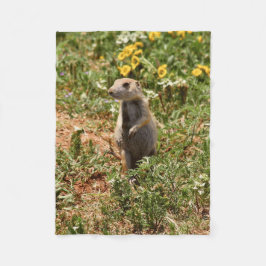 Adorable Prairie Dog Fleecedecke