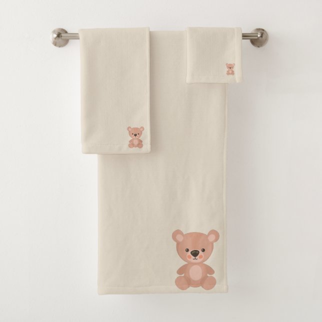 Adorable-Puppenbaby Badhandtuch Set (Insitu)