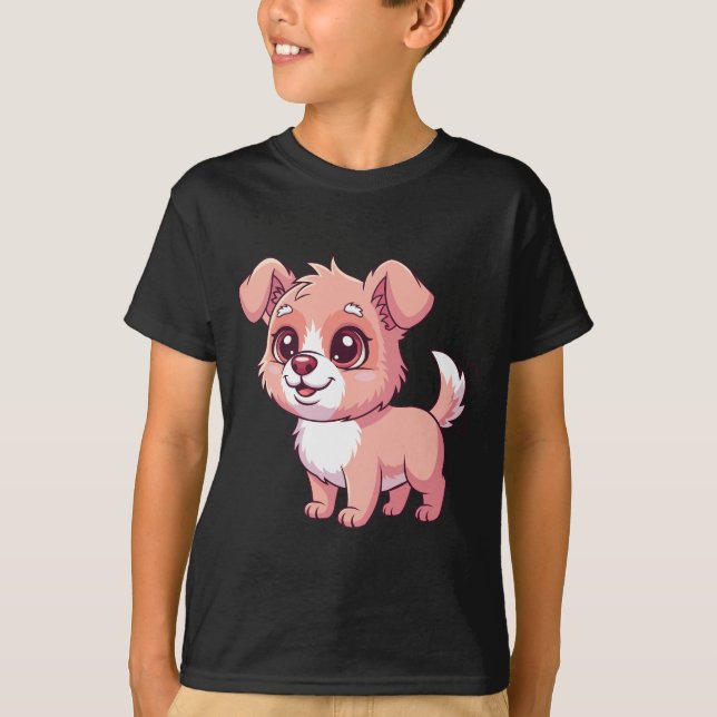 Adorable Puppy Kids' T-Shirt (Devant)