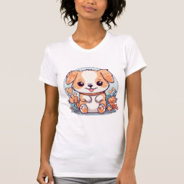 Adorable Puppy-Liebe: Niedlich Welpe T-Shirt
