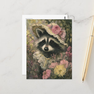 Adorable Raccoon Postkarte