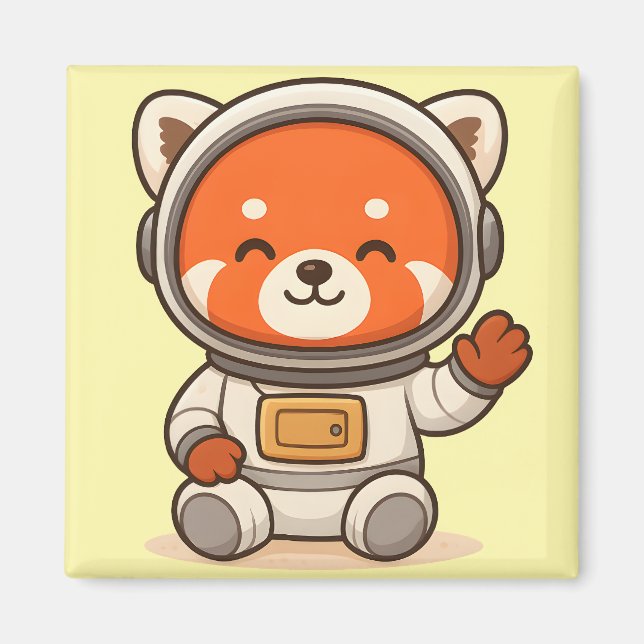 Adorable Red Panda Magnete | Fun Kitchen Accessori Magnet (Vorne)