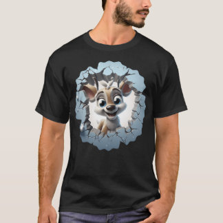 Adorable Reindeer Baby Rudolph T-Shirt
