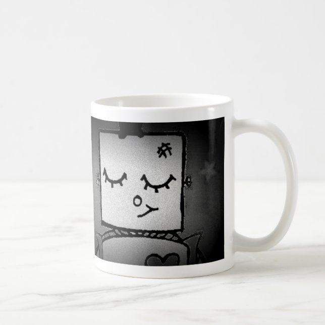 Adorable Robot Café Mug (Droite)