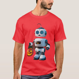 Adorable Robot in Halloween-Kostüm T-Shirt