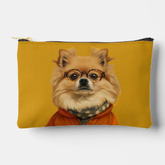 Adorable sac de maquillage de Poméranie