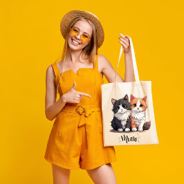 Adorable Sac fourre-tout de conception de couple d