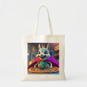 Adorable Sac fourre-tout de Pizza Nuts d'écureuil