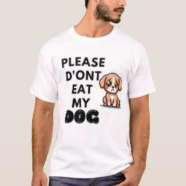 Adorable Sad Dog Art Geschenk Welpe Hund Cartoon A T-Shirt