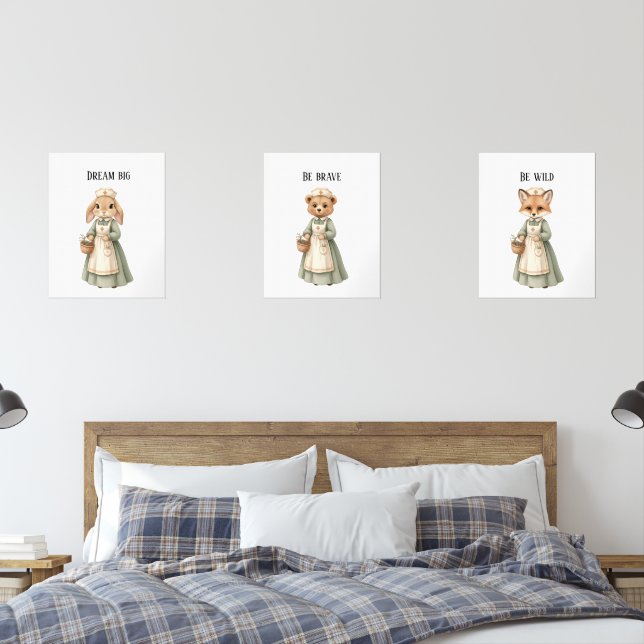 Adorable Safari forest Animals Nursery decor Peel  (Chambre à coucher)