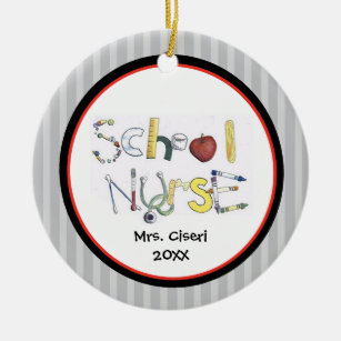 Adorable School Nurse Ornament