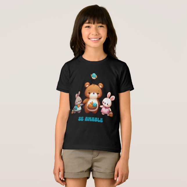 Adorable SE AMABLE T - Shirt Spanisch (Vorderseite Voll)