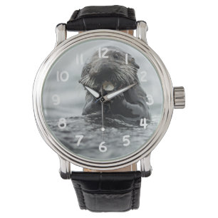 Adorable Sea Otter Armbanduhr