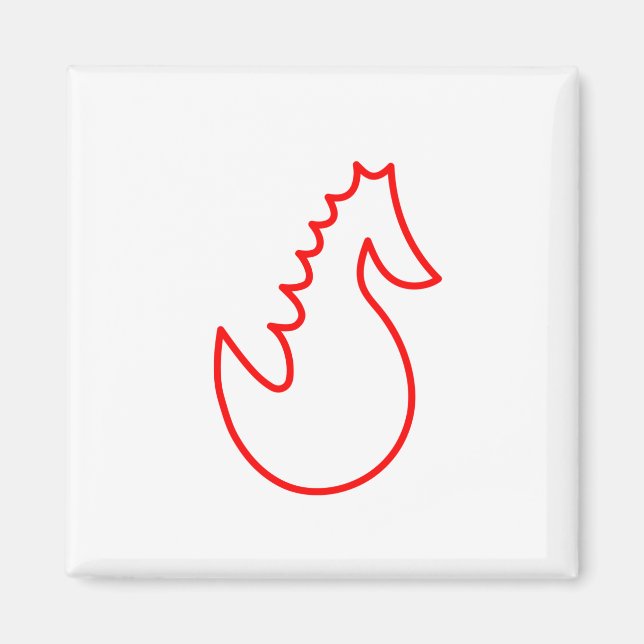 Adorable Searpferd Magnet (Vorne)