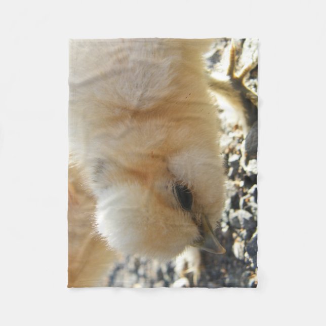 Adorable Silkie Chick Fleece Blanket (Vorderseite)