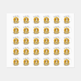 Adorable Sloth Baby Dusche Etiketten