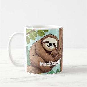 Adorable Sloth Lazy Custom Coffee Mug Idée cadeau