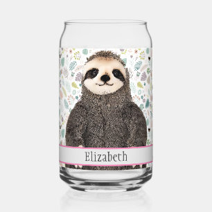 Adorable Sloth Nom de l'animal Joli nom du Motif