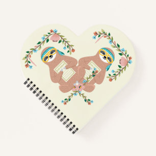 Adorable Sloth Notebook Notizbuch