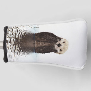 Adorable Smilch Otter im Lake Golf Headcover