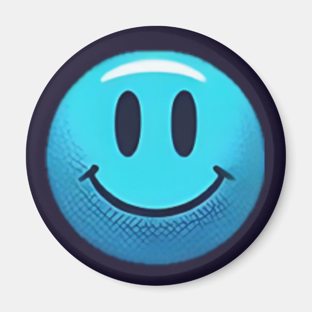 "Adorable Smile Emoji Pattern Collection" Magnet (Vorne)