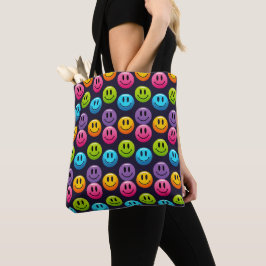 "Adorable Smile Emoji Pattern Collection" Tasche